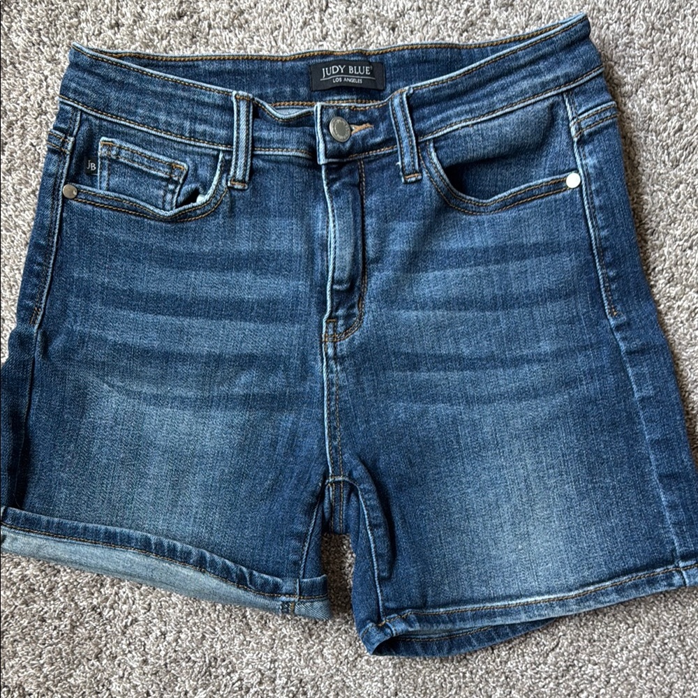 Judy Blue Classic Blue Jean Shorts
